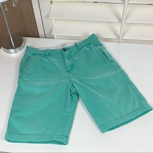 ABERCROMBIE KIDS boy’s teal shorts